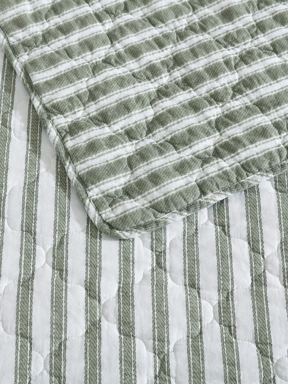 NEW King Stone Cottage Willow Way Green Quilt Set – 100% Cotton | Sealed